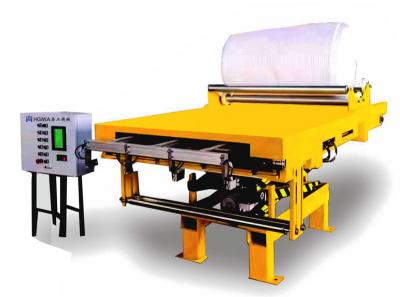 Cement brick stacking film wrapping machine