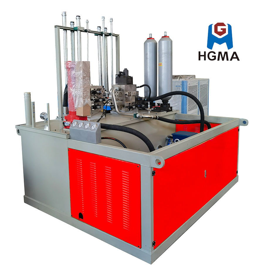 What is the hydraulic system of concrete block making machine